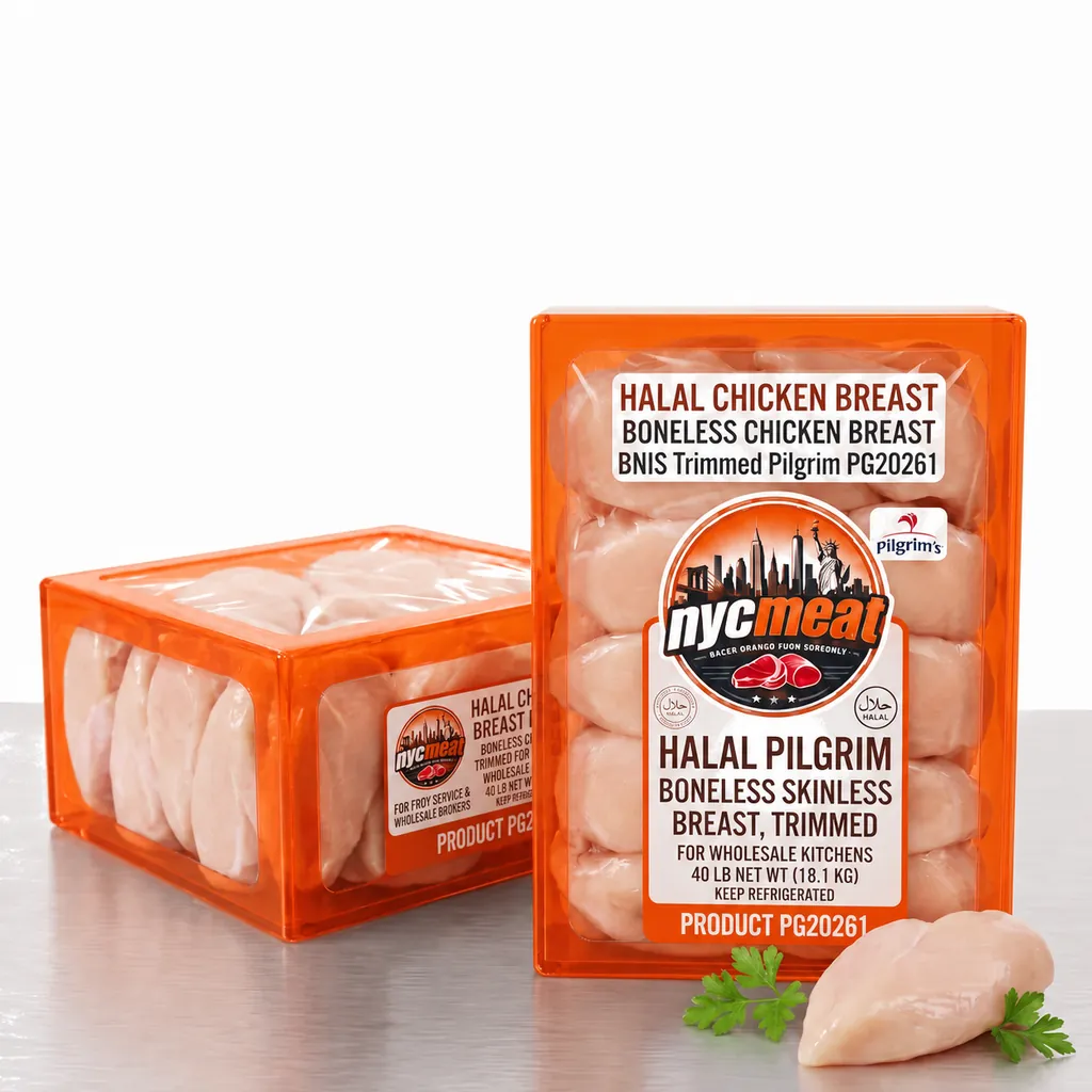 Boneless Chicken Breast BNIS Trimmed Pilgrim